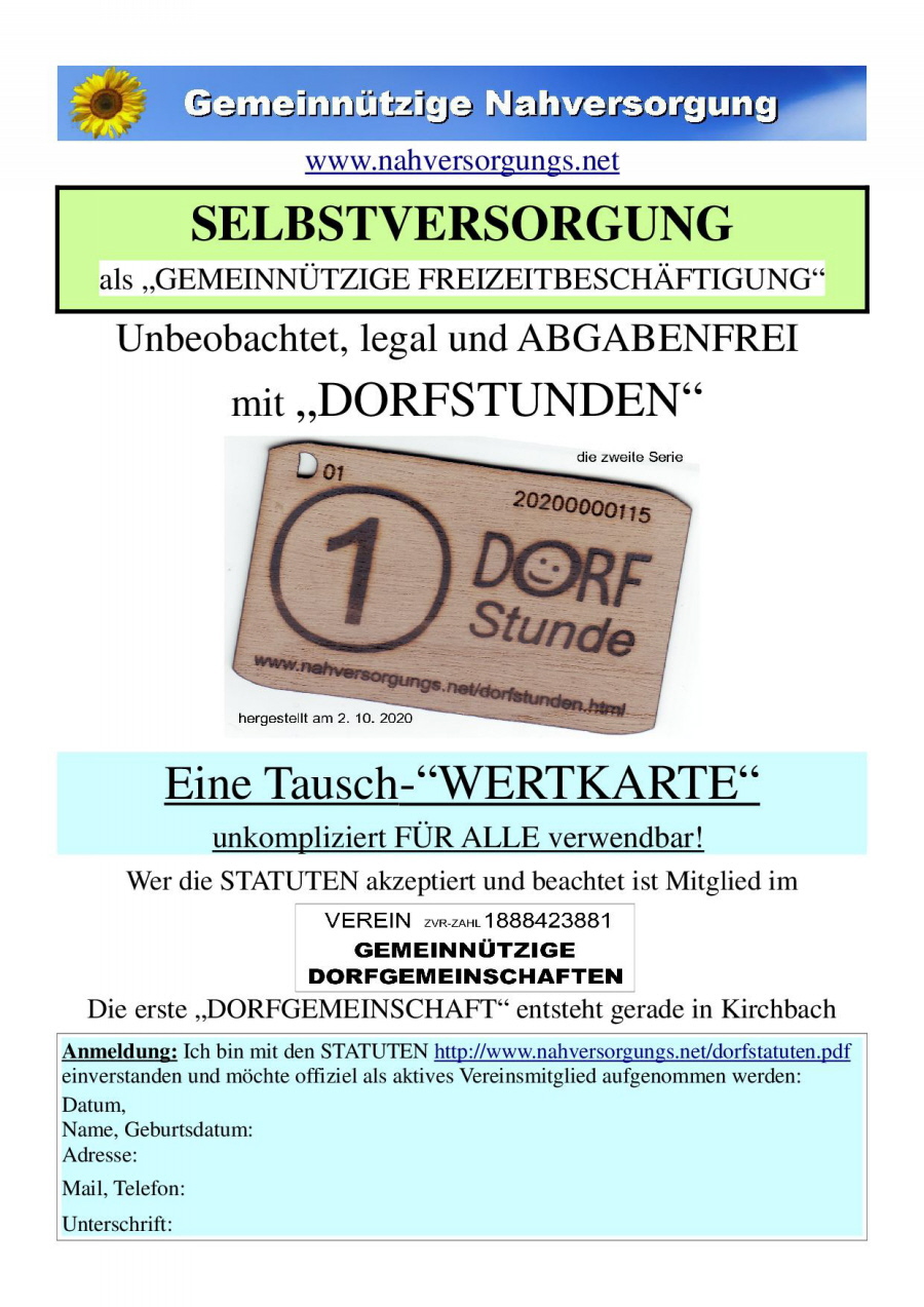 Humane Selbstversorgung
